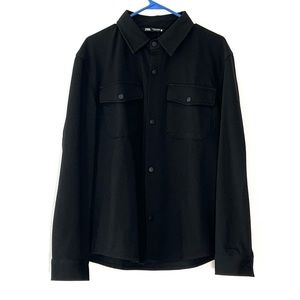 Zara Men’s Black Button Down Shirt